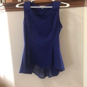 Tank top with flare at waist